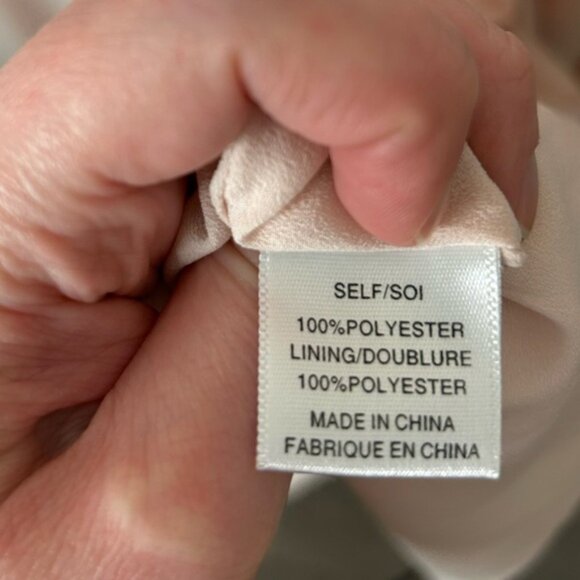 WAYF The Jamie Maxi Dress Ruffle Wrap Attached Tie Waist Gown Ballet Pink XXS - Picture 12 of 16